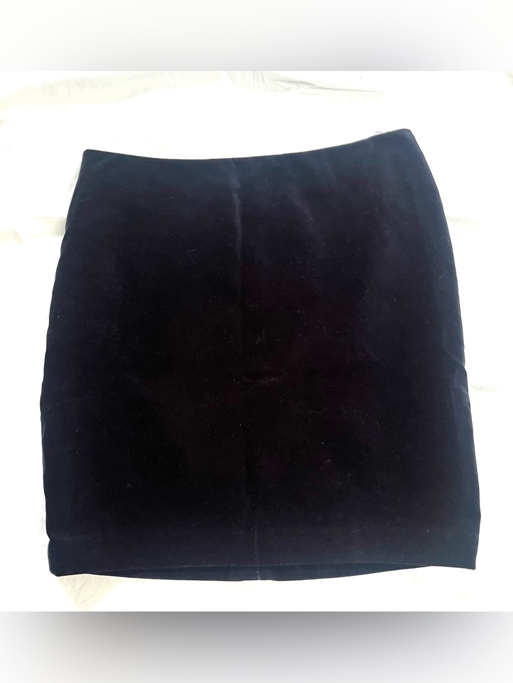 Ellen Tracy Midnight Blue Velvet Mini Skirt